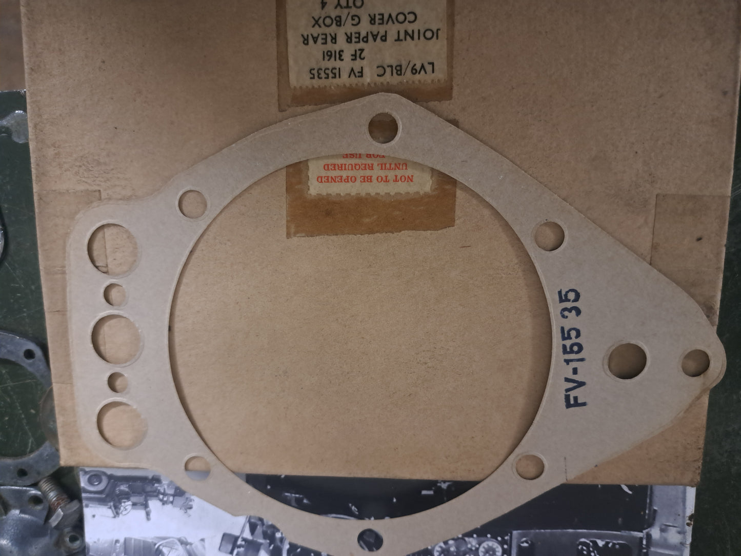 Austin Champ Rear Gearbox Gasket FV15535