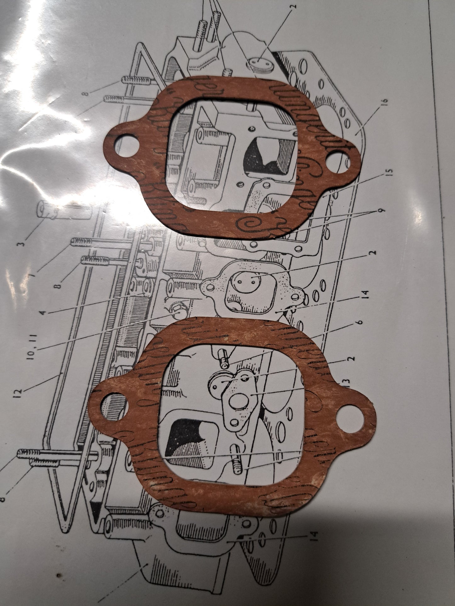 Austin Champ Induction Gaskets (pair)