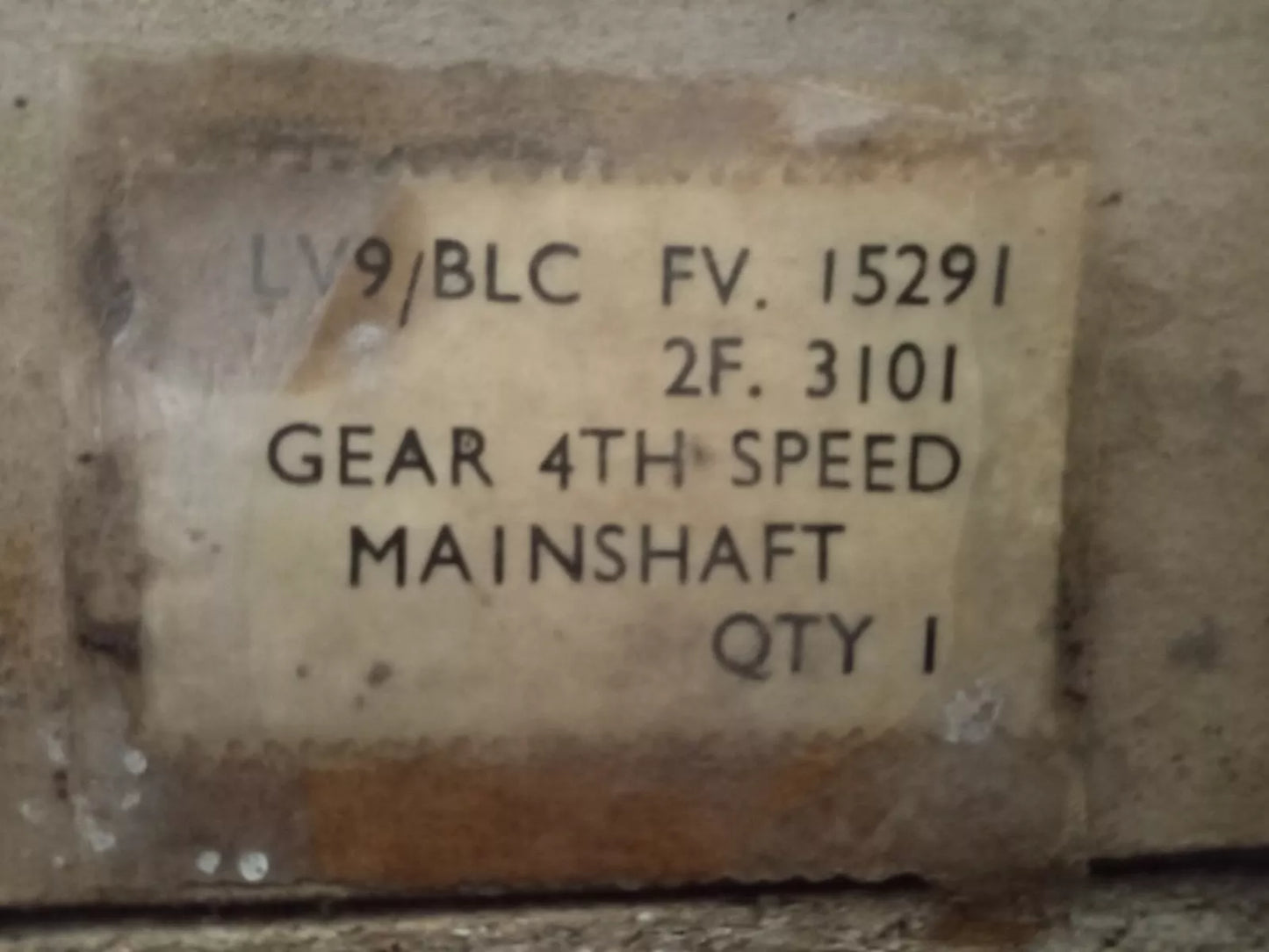 Austin Champ 4th Gear Mainshaft