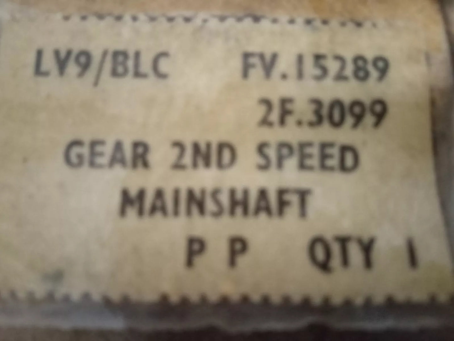 Austin Champ 2nd Gear Mainshaft